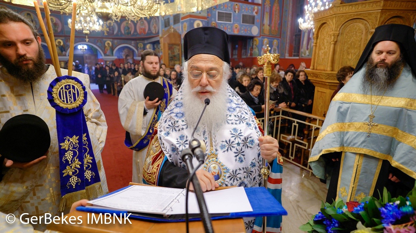 Η πρώτη Στάση των Χαιρετισμών στον Ι. Ναό Κοιμήσεως Θεοτόκου Χαλάστρας