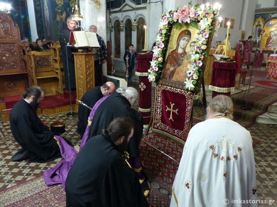 O Ακάθιστος Ύμνος στον  Ναό της Αγίας Παρασκευής Άργους Ορεστικού