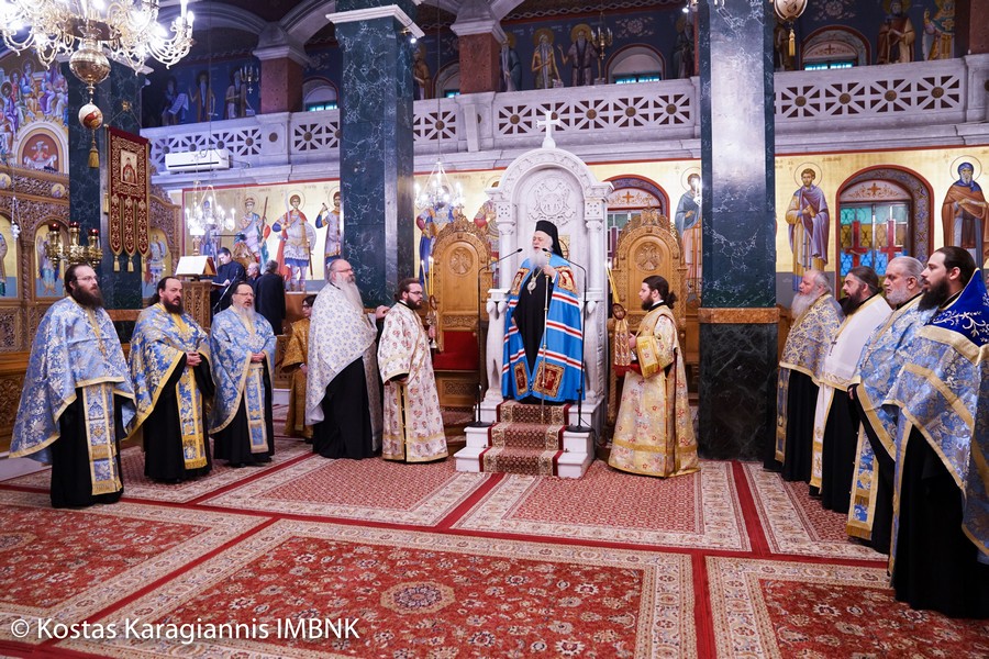 Ο Εσπερινός της Αποδόσεως του Ευαγγελισμού στην Βέροια