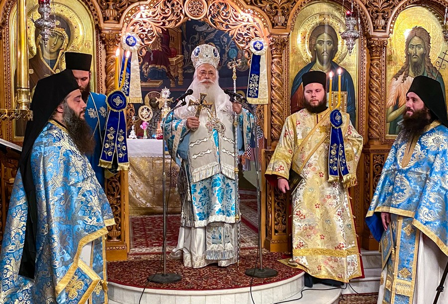 Ο εορτασμός του Ευαγγελισμού της Θεοτόκου στην Μονή Παναγίας Δοβρά