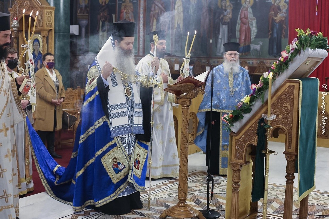 Το κήρυγμα του Φθιώτιδος. Συμεών στην Γ΄ Στάση των Χαιρετισμών στην Υπεραγία Θεοτόκο