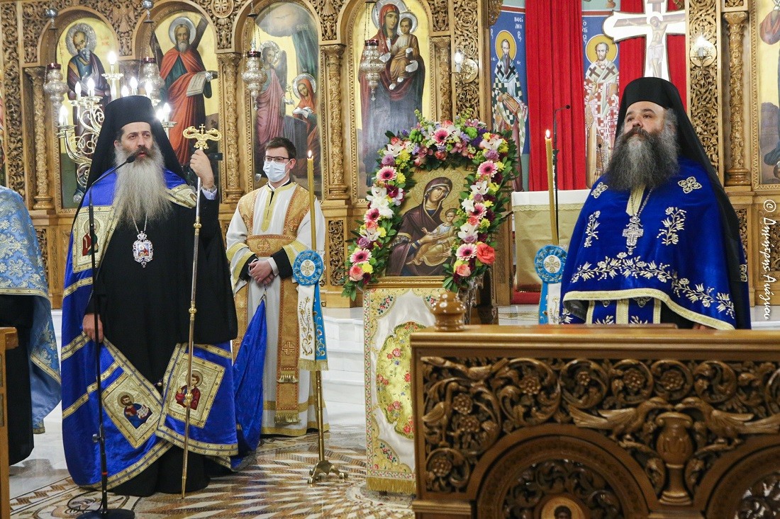 Ο Ακάθιστος Ύμνος στην Ι.Μ. Φθιώτιδος – Σε τέσσερις Ναούς χοροστάτησε ο Μητροπολίτης  Συμεών