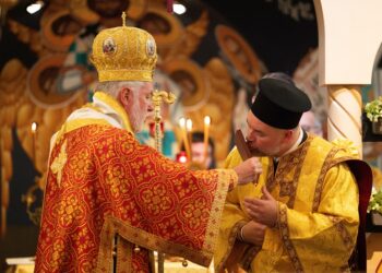 Χειροτονία Διακόνου στην Ενορία του Αγίου Αμάντου στο Kortrijk