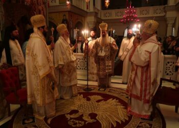 Αγρυπνία στην Ι.Μονή Παντοκράτορος ΤΑΩ Πεντέλης για τα ονομαστήρια του Μητρ. Φθιώτιδος Συμεών