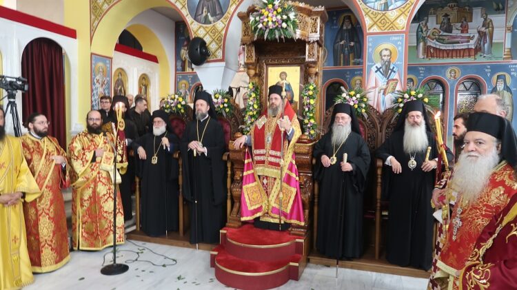 Πολυαρχιερατικός Εσπερινός στον Ιερό Ναό του Πολιούχου της Λαμίας, Αγίου Ευαγγελιστού Λουκά