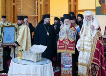 Λαμπρή υποδοχή της θαυματουργού εικόνος της Παναγίας Σουμελά και ιερού Λειψάνου του Αγίου Δημητρίου στο Βουκουρέστι