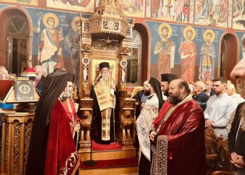 Ο Εσπερινός της εορτής του Αγίου Δημητρίου στην Γαληψό Παγγαίου