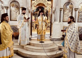 Κυριακή Ζ’ Λουκά στον Ιερό Ναό Αγίου Κωνσταντίνου και Ελένης Κολωνού