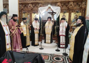 Η Εξόδιος Ακολουθία του Γέροντος Νήφωνος