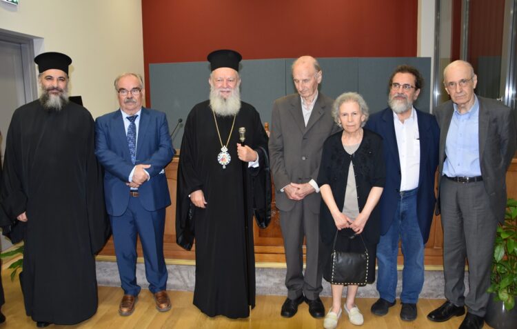 Η Μητρόπολη Χαλκίδος τιμώσα τον Ν.Δ. Τριανταφυλλόπουλο