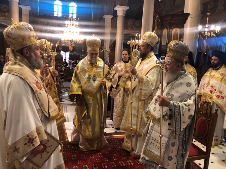 Η πρώτη Αρχιερατική Θεία Λειτουργία του Επισκόπου Σκοπέλου Νικοδήμου
