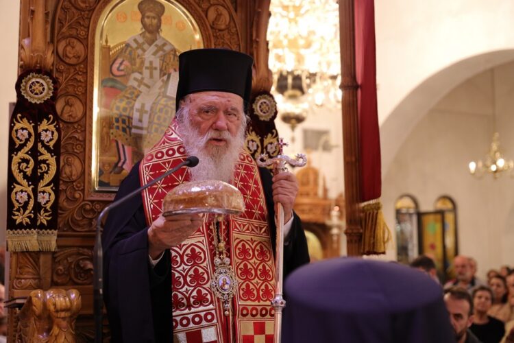 Ο Αρχιεπίσκοπος στον Εσπερινό του Αγίου Δημητρίου στο Μπραχάμι