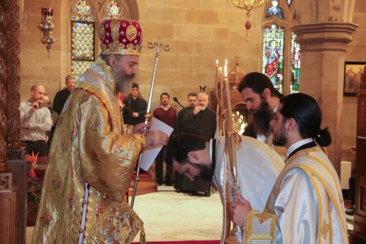 Χειροτονία Διακόνου από τον Αρχιεπίσκοπο Αυστραλίας στο Σύδνεϋ