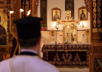 Ο Αρχιεπίσκοπος στον Εσπερινό του Αγίου Δημητρίου στο Μπραχάμι