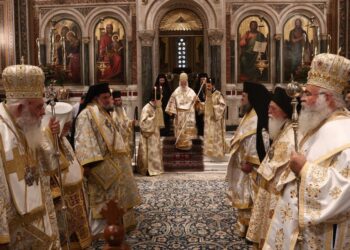 Πατριαρχική Θεία Λειτουργία στον Μητροπολιτικό Ιερό Ναό Αθηνών