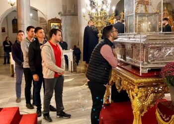 Προεόρτια Αρχιερατική Αγρυπνία στον Άγιο Δημήτριο Θεσσαλονίκης  με τη συμμετοχή νέων