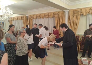 Επίσκεψη ορθοδόξων ομογενών εξ Αμερικής  στον Σεβ. Μητροπολίτη Σερρών