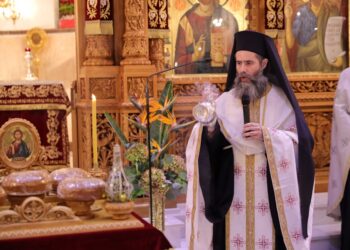 Ο Αρχιεπίσκοπος στον Εσπερινό του Αγίου Δημητρίου στο Μπραχάμι