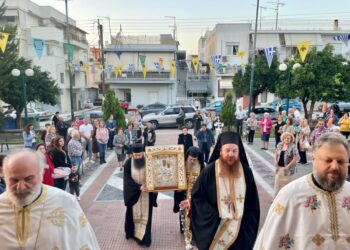Υποδοχή της Παναγίας Αρεθιώτισσας “Κυράς του Βάλτου” στον Άγιο Δημήτριο Βόλου