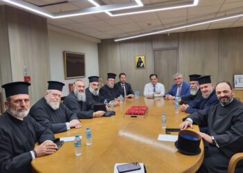 Το Δ.Σ. του Ι.Σ.Κ.Ε. στον Αρχιεπίσκοπο, στο Ε.Φ.Κ.Α., στο συνέδριο του περιοδικού «Θεολογία» και στον Υπουργό Εργασίας