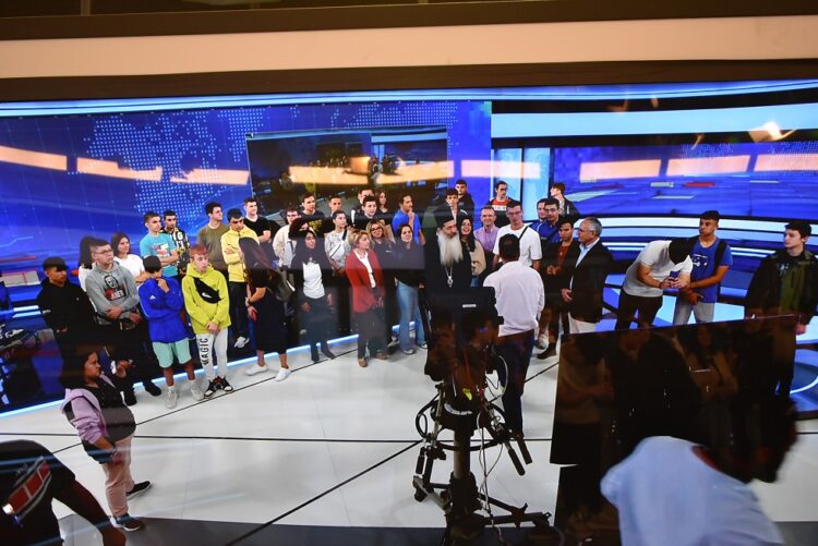 Τα παιδιά του Εκκλησιαστικού Σχολείου Λαμίας στον αέρα της τηλεόρασης