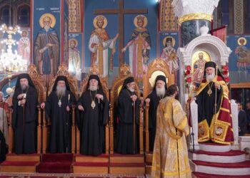 Πολυαρχιερατικός Εσπερινός για τους Πολιούχους των Σερρών