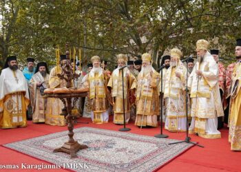 Πολυαρχιερατικό Συλλείτουργο για τους προστάτες των Σερρών