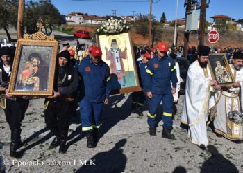 Τό Ἄργος Ὀρεστικό τίμησε τόν συμπροστάτη του Ἅγιο Νεκτάριο