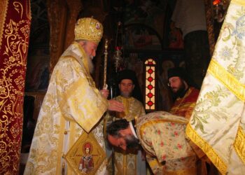 Χειροτονία Διακόνου στην Ιερά Μονή Αγίου Παντελεήμονος Χρυσοκάστρου
