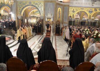 Ὁ Ἑσπερινός τῆς ἑορτῆς τοῦ Ἀποστόλου Ἀνδρέου, στήν Πάτρα