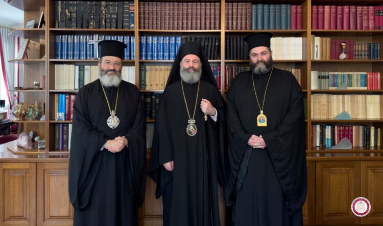 Επίσκεψη του Επισκόπου Μεσαορίας Γρηγορίου στον Αρχιεπίσκοπο Αυστραλίας Μακάριο