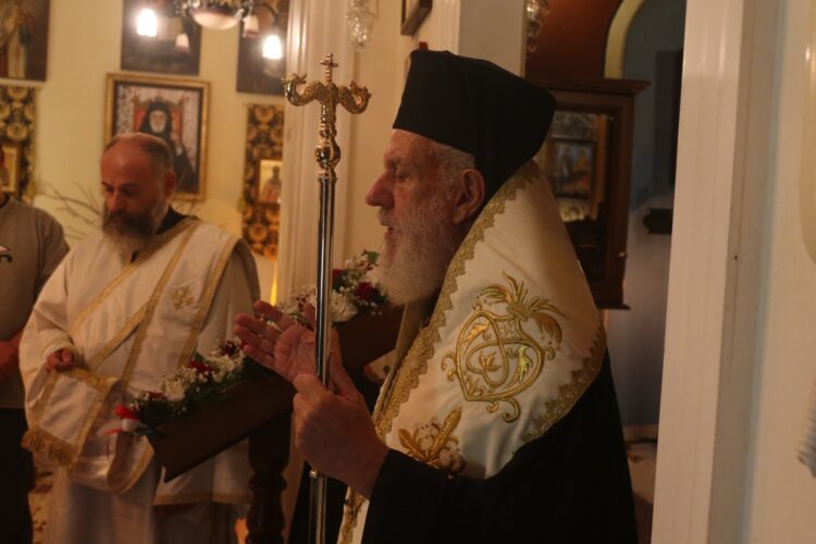 Η μνήμη του Οσίου Φιλαρέτου τιμάται στο ομώνυμο Παρεκκλήσιο του Επισκοπείου Ερμουπόλεως