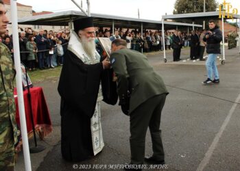 Ορκωμοσία 2023 ΣΤ’ ΕΣΣΟ στο 584 Τάγμα Πεζικού Άρτης