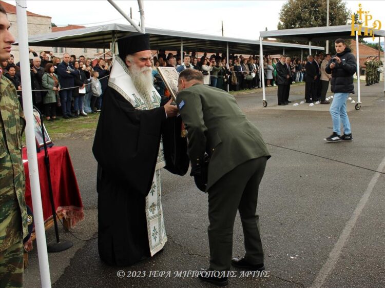 Ορκωμοσία 2023 ΣΤ’ ΕΣΣΟ στο 584 Τάγμα Πεζικού Άρτης