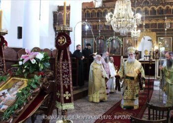 Ο εορτασμός του Αγίου Δαμασκηνού του Στουδίτου, Επισκόπου Ναυπάκτου και Άρτης