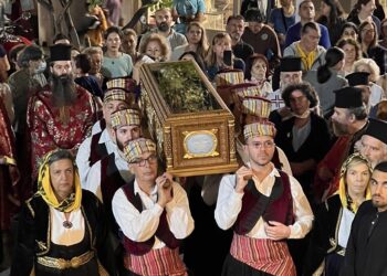 Μεθέορτος Εσπερινός και λιτάνευση Ιερού Σκηνώματος Αγίου Γεωργίου του Νεαπολίτου στη Ν. Ιωνία