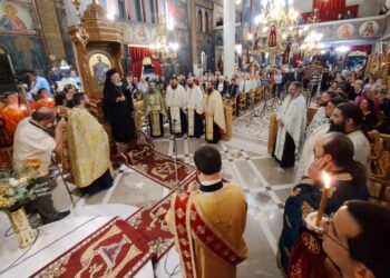 Η εορτή των Παμμέγιστων Ταξιαρχών και του Αγίου Νεκταρίου στη Χαλκίδα