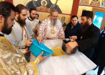 Με λαμπρότητα τα εγκαίνια του Ιερού Ναού Αγίου Παϊσίου του Αγιορείτου στο Στρατόπεδο Παπαβασιλείου