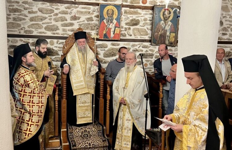 Πανηγυρικός Εσπερινός Παμμεγίστων Ταξιαρχών στο Ελευθεραί