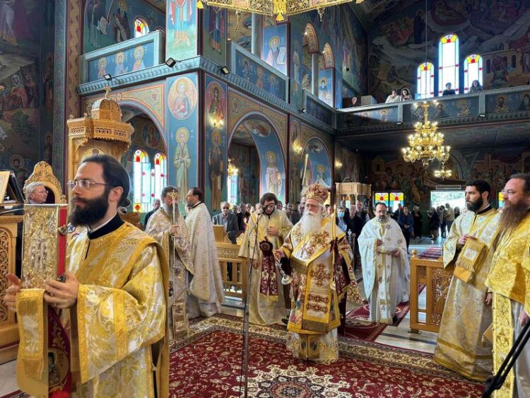 Χειροτονία νέου Διακόνου και Χειροθεσία Οικονόμου στον Άγιο Νεκτάριο Νέας Ιωνίας