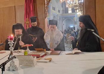 Εσπερινός εγκαινίων Αγίων Αναργύρων Ηλιουπόλεως