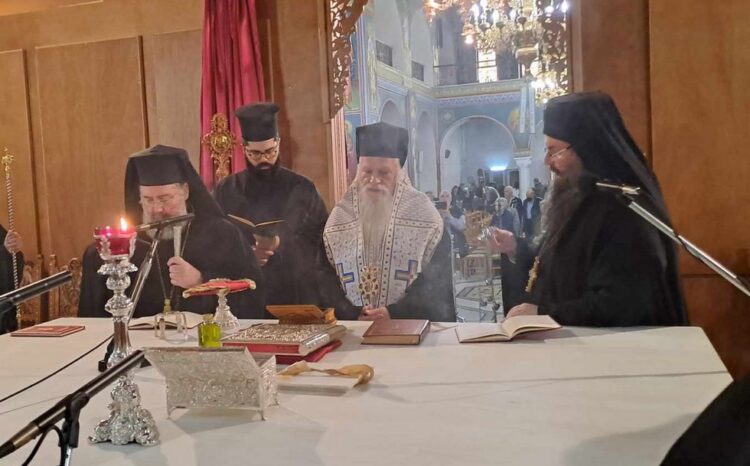 Εσπερινός εγκαινίων Αγίων Αναργύρων Ηλιουπόλεως