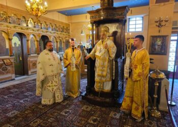 Ο Μητροπολίτης Ιταλίας στην Αγία Μαρίνα Ηλιουπόλεως