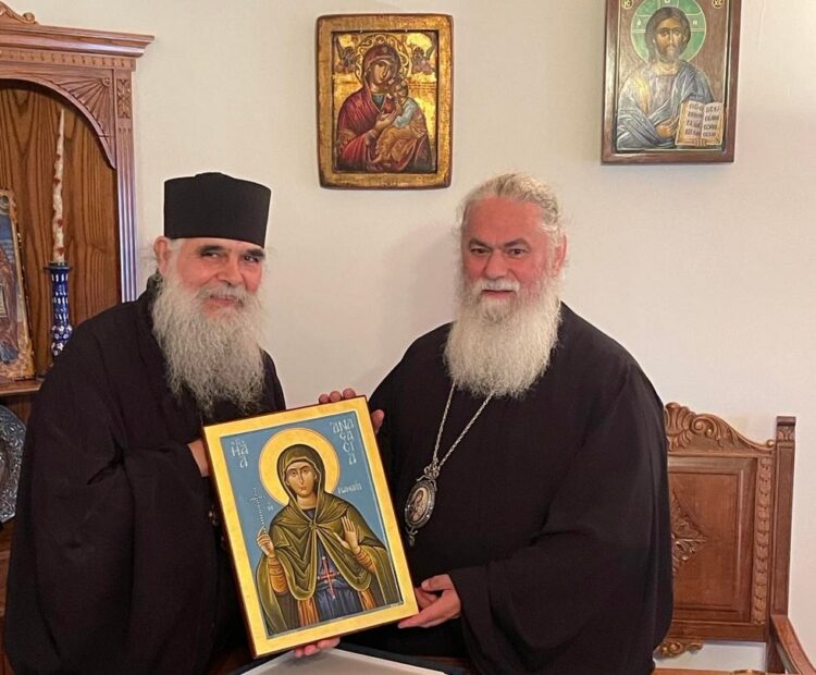 Προσκυνηματική επίσκεψη του Μητρ. Καλαβρύτων στο Περιβόλι της Παναγίας