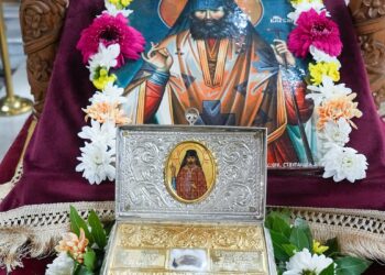 Τιμήθηκε η μνήμη του Αγίου Γεωργίου Καρσλίδη στον Ι. Ναό Αγίου Δημητρίου Ναούσης