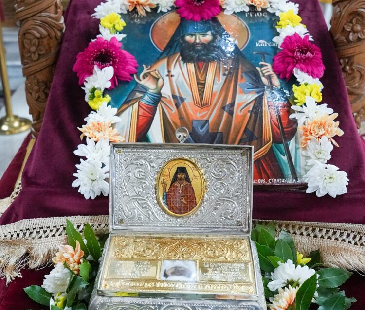 Τιμήθηκε η μνήμη του Αγίου Γεωργίου Καρσλίδη στον Ι. Ναό Αγίου Δημητρίου Ναούσης