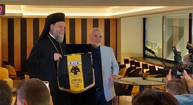 Εγκαίνια Μουσείου Προσφυγικού Ελληνισμού της ΑΕΚ από τον Μητροπολίτη Ν. Ιωνίας  Γαβριήλ