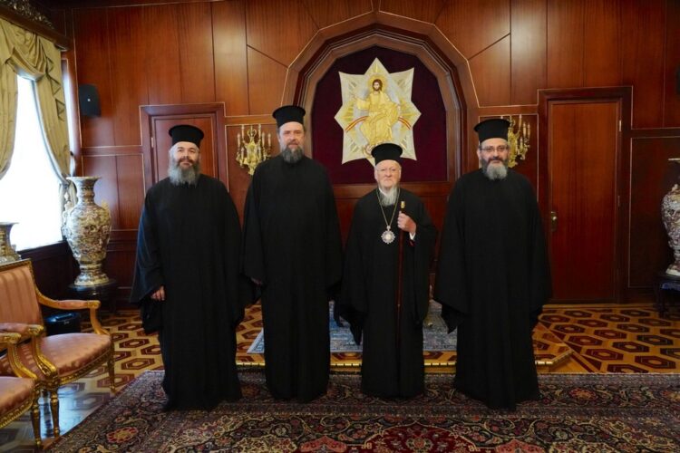 Προσήλθαν για να λάβουν πριν την ενθρόνιση τους την ευχή του Πατριάρχη