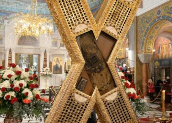 Ὁ Ἑσπερινός τῆς ἑορτῆς τοῦ Ἀποστόλου Ἀνδρέου, στήν Πάτρα