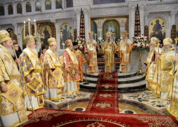 Μέ λαμπρότητα ἑορτάσθη ὁ Ἱδρυτής καί Προστάτης τῆς τῶν Πατρέων Ἐκκλησίας Ἀπόστολος Ἀνδρέας